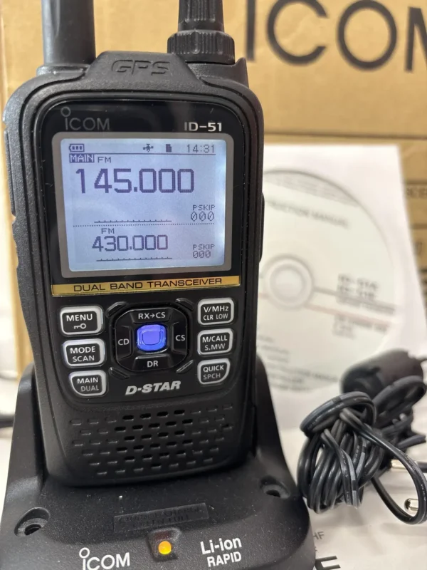 iCOM_ID-51A_PLUS_2_2_50 Icom IC-F52D VHF Two-Way Radio