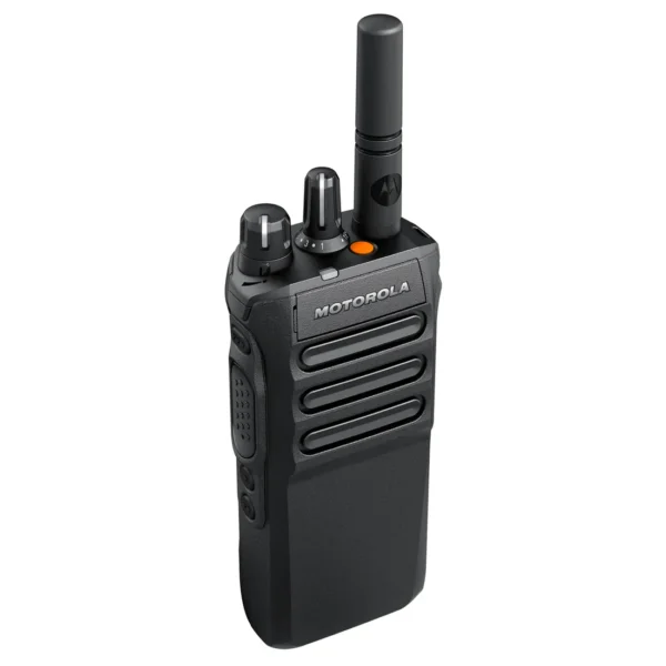 Motorola-R7-Radio_no-display_3-4-left Excellent Motorola R7 Portable Two Way Radio (No Keypad/Display)
